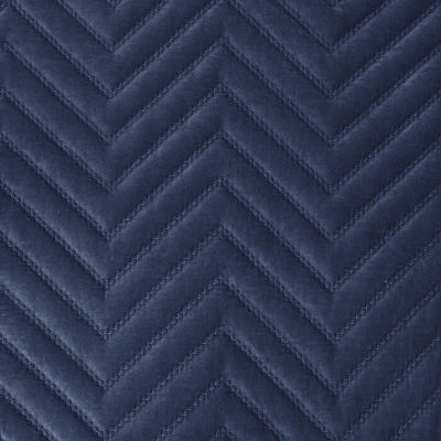 Fieldcrest Luxury Cotton Chevron Velvet Quilt