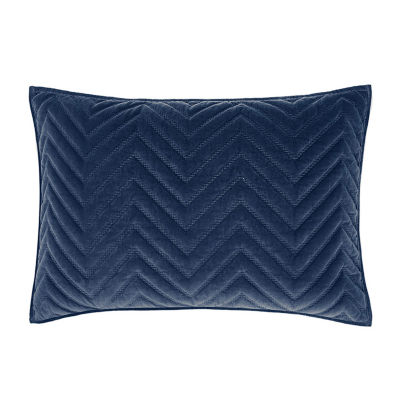 Fieldcrest Chevron Velvet Pillow Sham