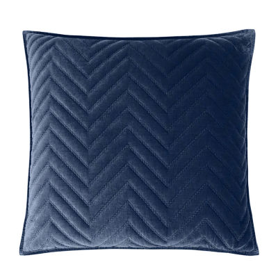 Fieldcrest Luxury Cotton Chevron Velvet Euro Sham JCPenney