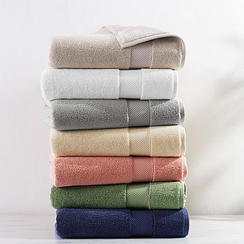 Fieldcrest Royal Velvet 4 Hand Towels Cotton Bath Towels Set Floral Made in  USA