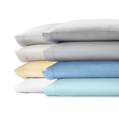 Fieldcrest 300 Thread Count Cotton Percale 2- Pack Pillowcases