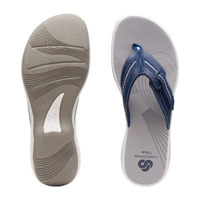 Clarks Cloudsteppers Womens Brinkley Jazz Flip-Flops JCPenney