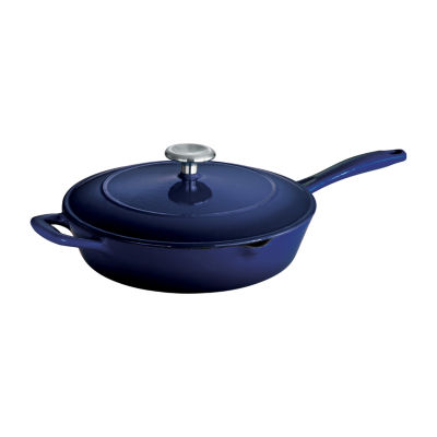 Tramontina® Gourmet 10" Enameled Cast Iron Covered Skillet