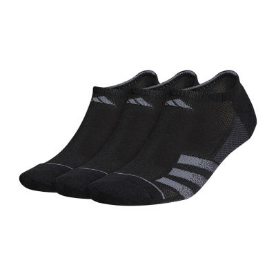 adidas 3 Pair No Show Socks Mens