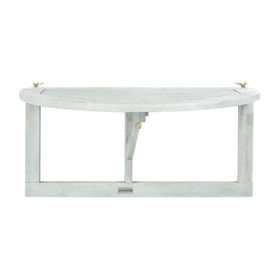 Owens Patio Side Tables Weather Resistant Patio Side Table, Color Grey