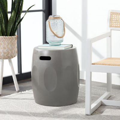 Safavieh Zuri Weather Resistant Cement Side Table