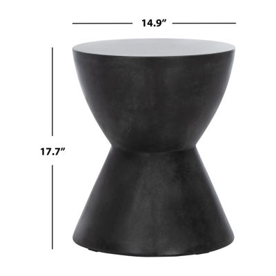Safavieh Athena Weather Resistant Cement Side Table