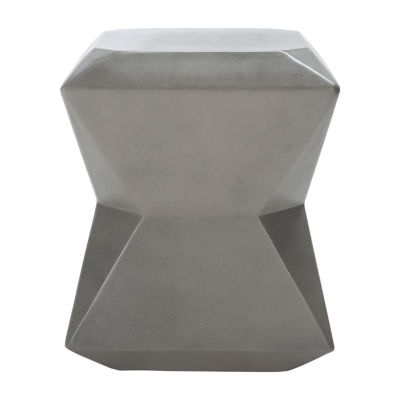 Safavieh Conan Weather Resistant Cement Side Table