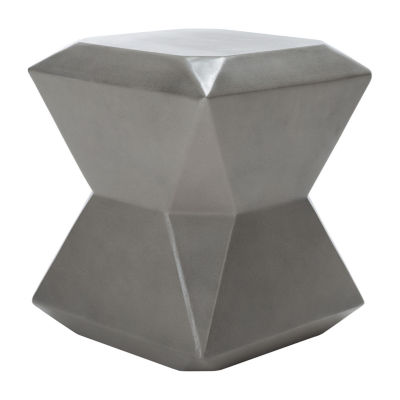 Safavieh Conan Weather Resistant Cement Side Table