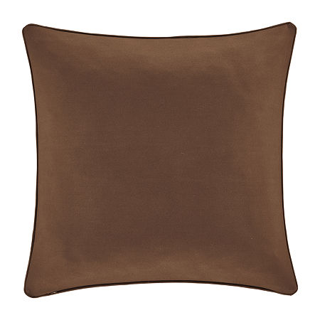 Queen Street Seymour Euro Sham, One Size, Brown