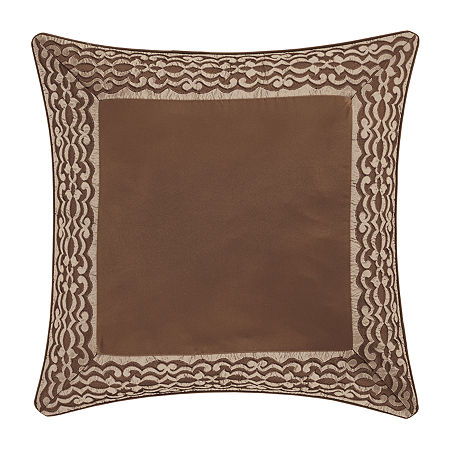 Queen Street Seymour Euro Sham, One Size, Brown