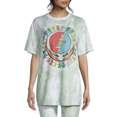 Grateful Dead Juniors Womens Oversized Graphic T-Shirt