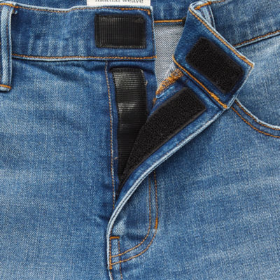 mutual weave Mens Easy-on + Easy-off Adaptive Stretch Fabric Straight Leg Jean