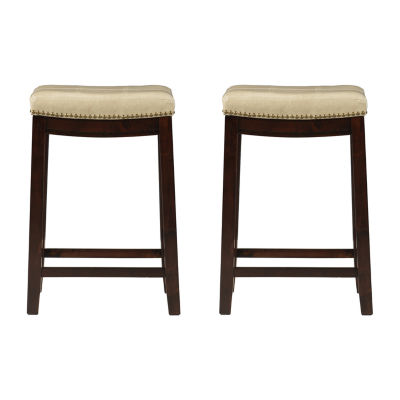 Covewood 2-pc. Counter Height Upholstered Bar Stool
