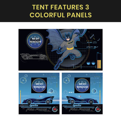 DC Comics Batman Tent for Twin Loft Bed - Bed Sold Separately