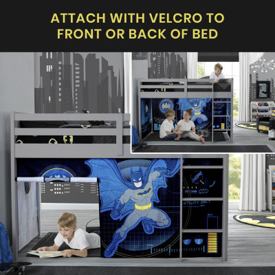 DC Comics Batman Tent for Twin Loft Bed - Bed Sold Separately