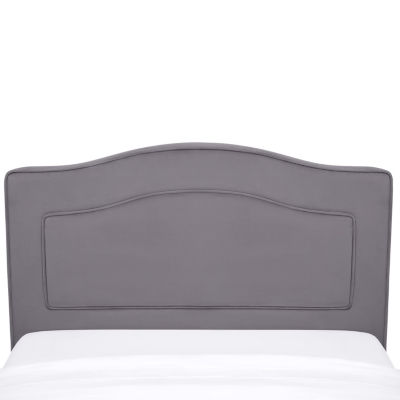 Upholstered Platform Twin Toddler Bed in Gray
