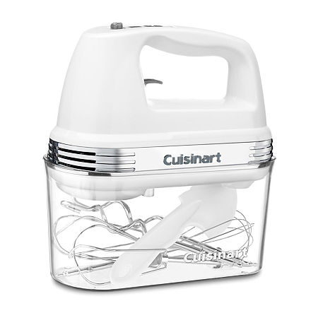 Cuisinart 9-Speed Hand Mixer + Storage Case, One Size, White