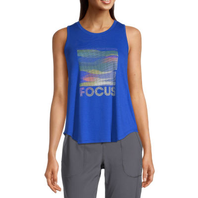 Xersion Womens Crew Neck Sleeveless Tank Top JCPenney
