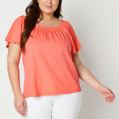 St john's bay on sale plus size shorts