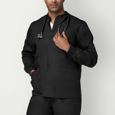 Fundamentals By White Swan 14780 3-Pocket Warm-Up Unisex Adult Plus Scrub Jacket