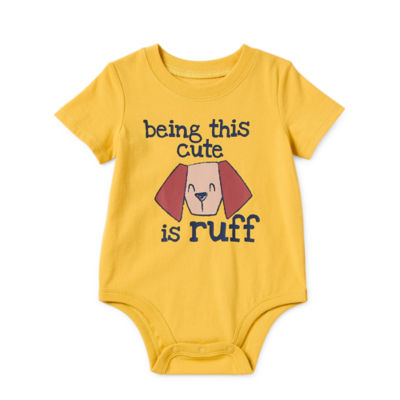 Okie Dokie Baby Boys Short Sleeve Bodysuit