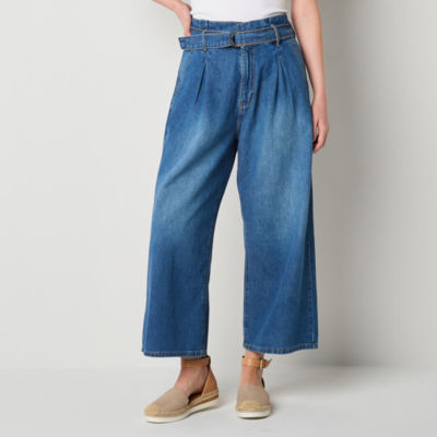 a.n.a Womens High Rise Wide Leg Jean - JCPenney