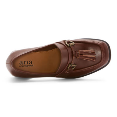 a.n.a Womens Hazen Moc Closed Toe Loafers