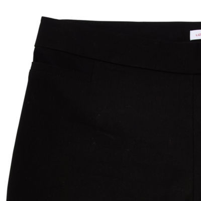 Liz Claiborne Alyssa Adaptive Womens Mid Rise Easy-on + Easy-off Seated Wear Capri Pants