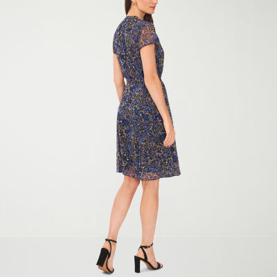 MSK Short Sleeve Shirt Dress