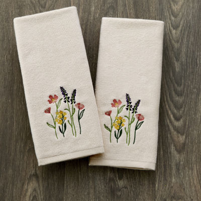 Saturday Knight Meadow Bouquet 2-pc. Floral Hand Towel