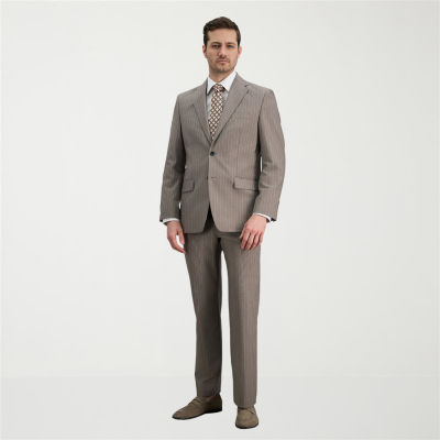 Haggar JMH Mens Classic Fit Striped Suit Separates