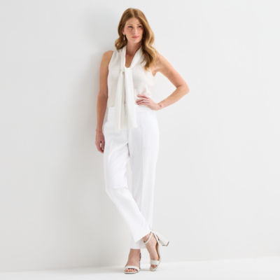 Black Label by Evan-Picone Womens Classic Fit Straight Suit Pant