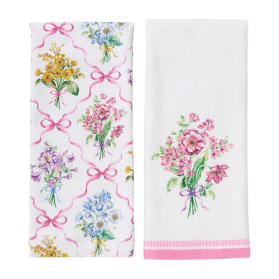 Lenox Bouquet Ribbon 2-pc. Kitchen Towel Set