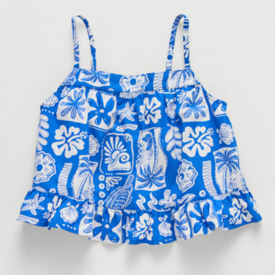 Thereabouts Little & Big Kid Girls Square Neck Tank Top