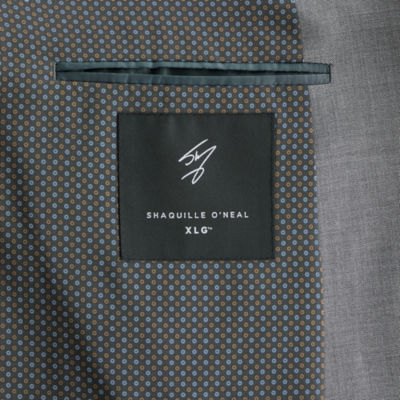 Shaquille O'Neal XLG™ Mens Stretch Fabric Classic Fit Big and Tall Suit Jacket
