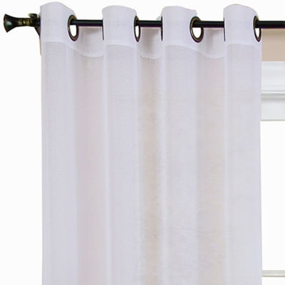 Essence Sheer Grommet Top Single Curtain Panel