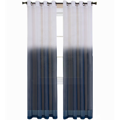 Essence Sheer Grommet Top Single Curtain Panel