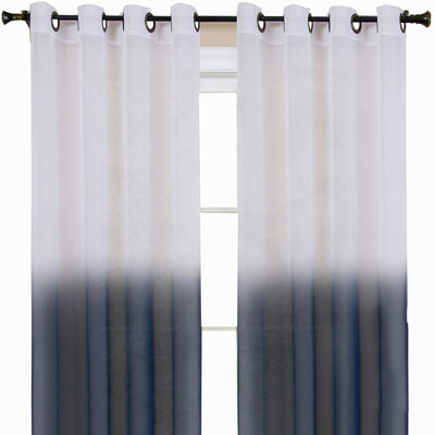 Essence Grommet Top Sheer Single Curtain Panel