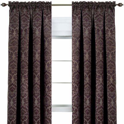 Sutton Rod Pocket Blackout Single Curtain Panel