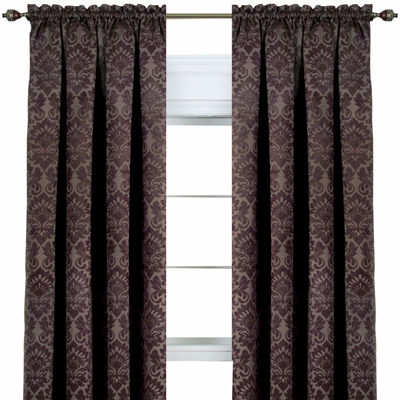 Sutton Blackout Rod Pocket Single Curtain Panel