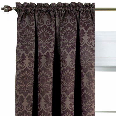 Sutton Blackout Rod Pocket Single Curtain Panel