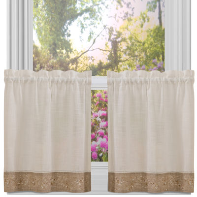 Oakwood 2-pc. Rod Pocket Window Tier