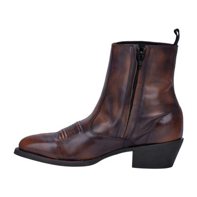 Laredo Mens Fletcher Block Heel Cowboy Boots