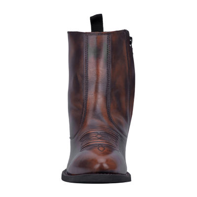 Laredo Mens Fletcher Block Heel Cowboy Boots