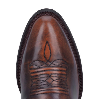 Laredo Mens Fletcher Block Heel Cowboy Boots