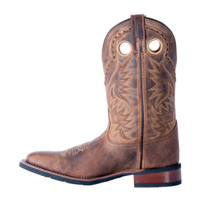 Laredo Mens Kane Block Heel Cowboy Boots