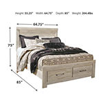 Signature Design by Ashley® Bethea 2-Drawer Storage Bed