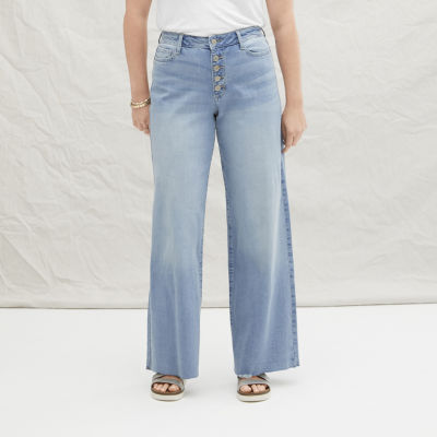 a.n.a Womens High Rise Flare Jean - JCPenney