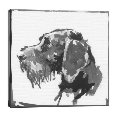 Lumaprints German Wire Haired Pointer Traditional Canvas Art